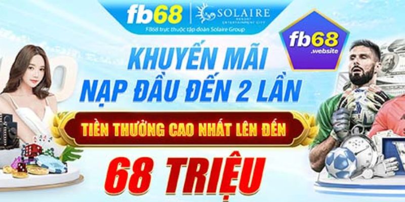  Giao diện trang chủ của sảnh chơi fb68